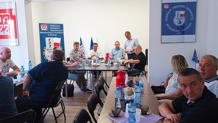 Rada Okręgu Śląskiego – wybrała przedstawicieli na spotkanie branżowe Rady Wojewódzkiej OPZZ