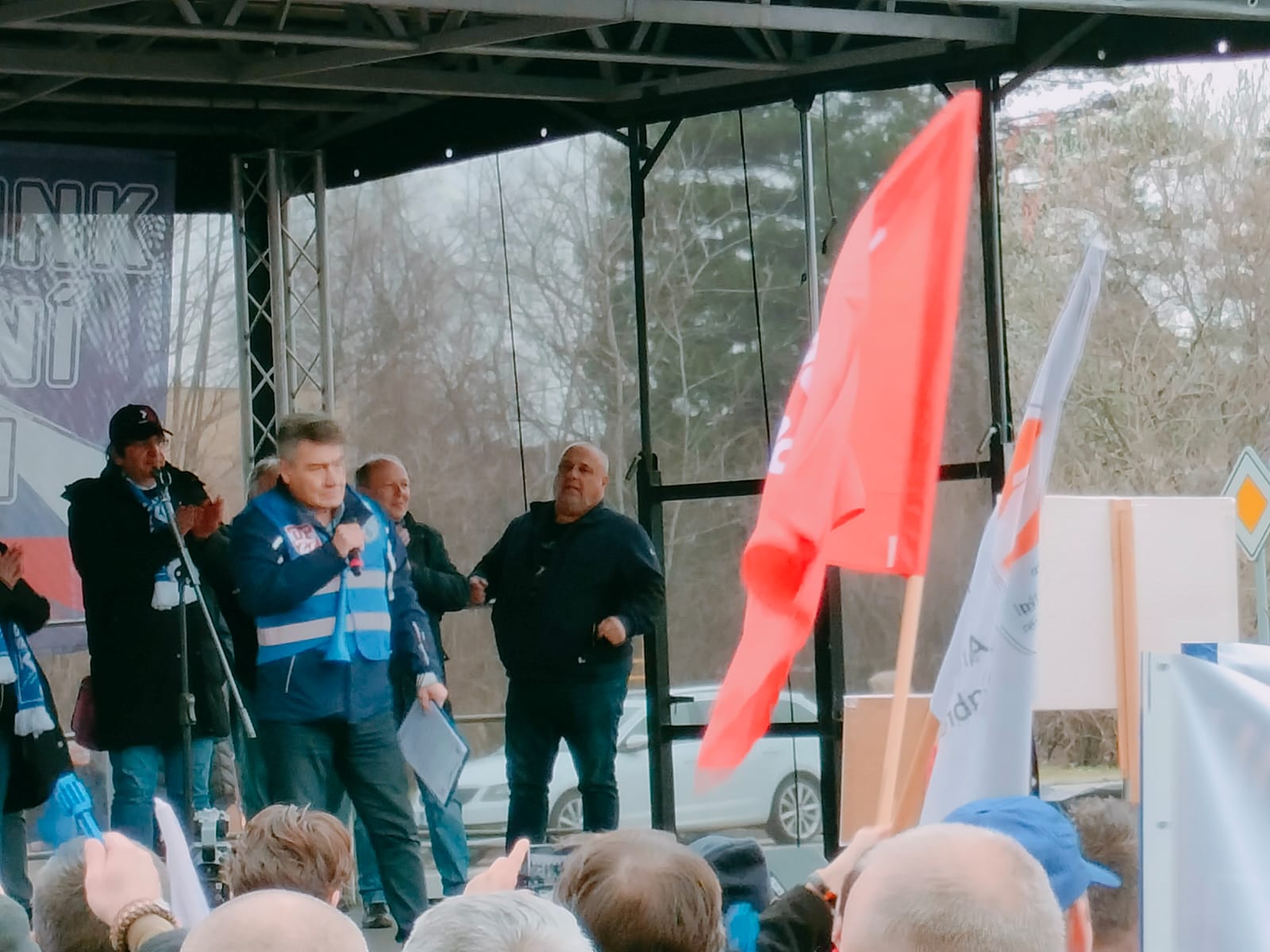 Akcja protestacyjna OS KOVO Ostrawa – 22 luty 2024
